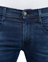 Replay Anbass Slim-Fit Hyperflex Jeans con elástico, Azul (Dark Blue 007), W30 x L30 para Hombre