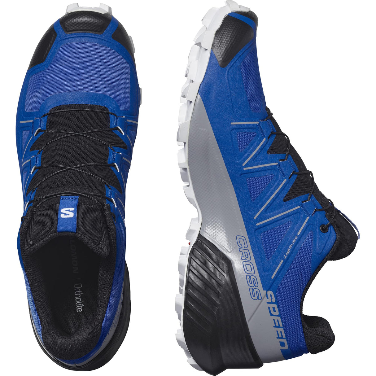 Salomon Speedcross, Zapatillas de Trail Running Hombre, Lapis Blue Black White, 45 1/3 EU