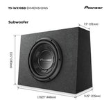 Sistema de subwoofer Compacto precargado de 25.4 cm