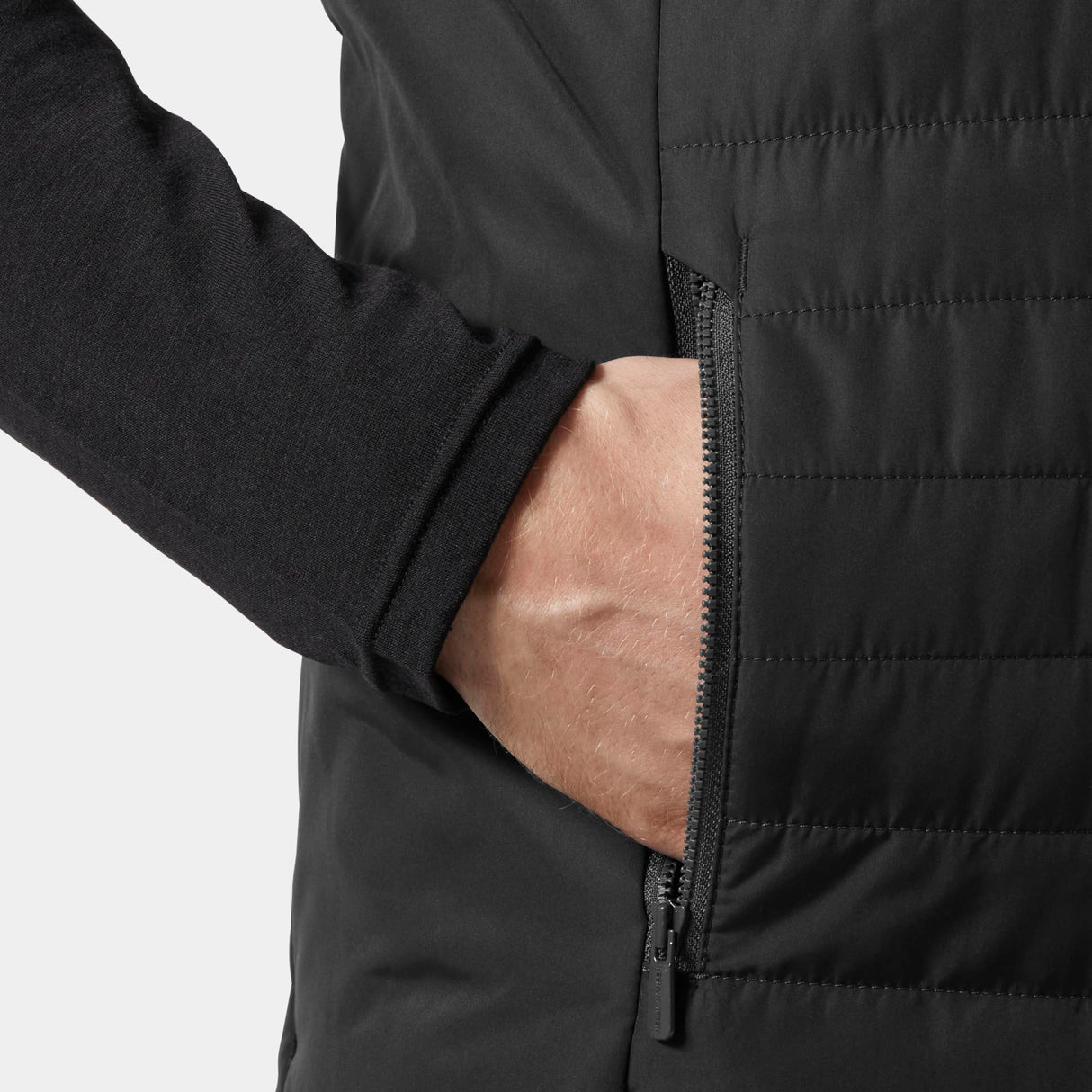 Helly Hansen Hombres Chaleco aislante Crew 2.0, Ébano, 2XL