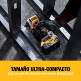 DEWALT 18V XR Atornillador de Impacto Compacto sin Escobillas, Unidad sin Batería, DCF850N-XJ