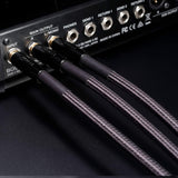 BOSS BIC-P18A Cable de instrumento con conectores de 1/4 de pulgada de recto a ángulo recto, 18ft / 5.5m