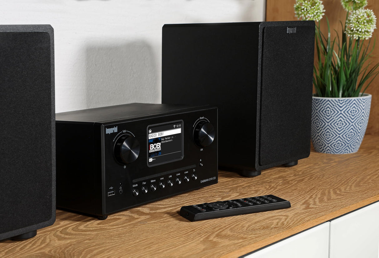 Imperial DABMAN i310 CD DAB+/FM/Internet - Sistema HiFi con reproductor de CD
