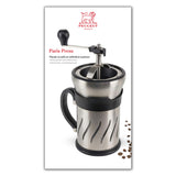 Peugeot Paris Press - Molinillo de café y cafetera en uno, acero inoxidable, plástico, cristal, 1