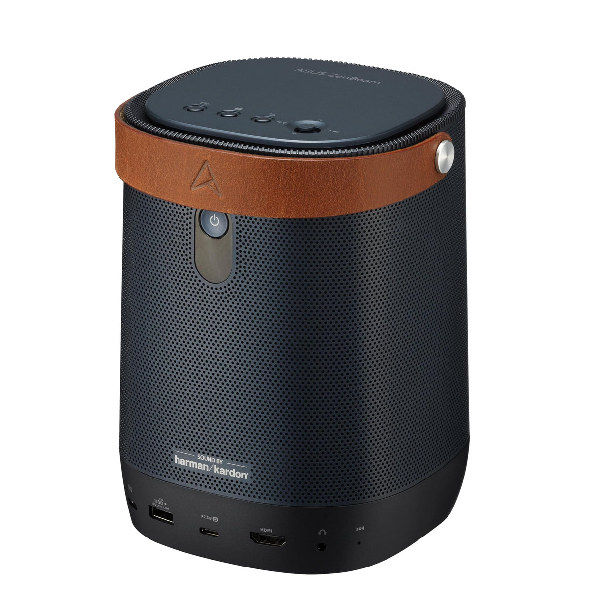ASUS ZenBeam L2 Proyector LED portátil Inteligente - 960 lúmenes LED, 1080p, Google Android 12 TV, Sonido de Harman Kardon, Altavoz de 10 W, batería integrada, ASUS Light Wall
