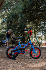 Huffy Marvel Spiderman-Bicicleta de 12 Pulgadas Spider Man, Niños, Azul, 30,5 cm