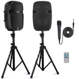 Pyle Altavoces, Bocinas, para DJ, Activos, Pasivos, 1000V, Bluetooth, Microfono, Control Remoto