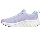 Skechers Max Cushioning Elite 2.0, Zapatos Deportivos Mujer, Light Blue Textile/Pink Trim, 38 EU