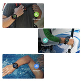 Mibro Reloj inteligente GS Pro (negro) - Pantalla Amoled de 1.4 pulgadas, llamadas Bluetooth, duración de la batería de 20 días, impermeable 5 ATM, posicionamiento GPS, 105 modos deportivos, monitoreo
