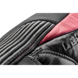LEKI Guantes Vallarta 3D para mujer, color negro y rosa, negro y rosa, 6,5