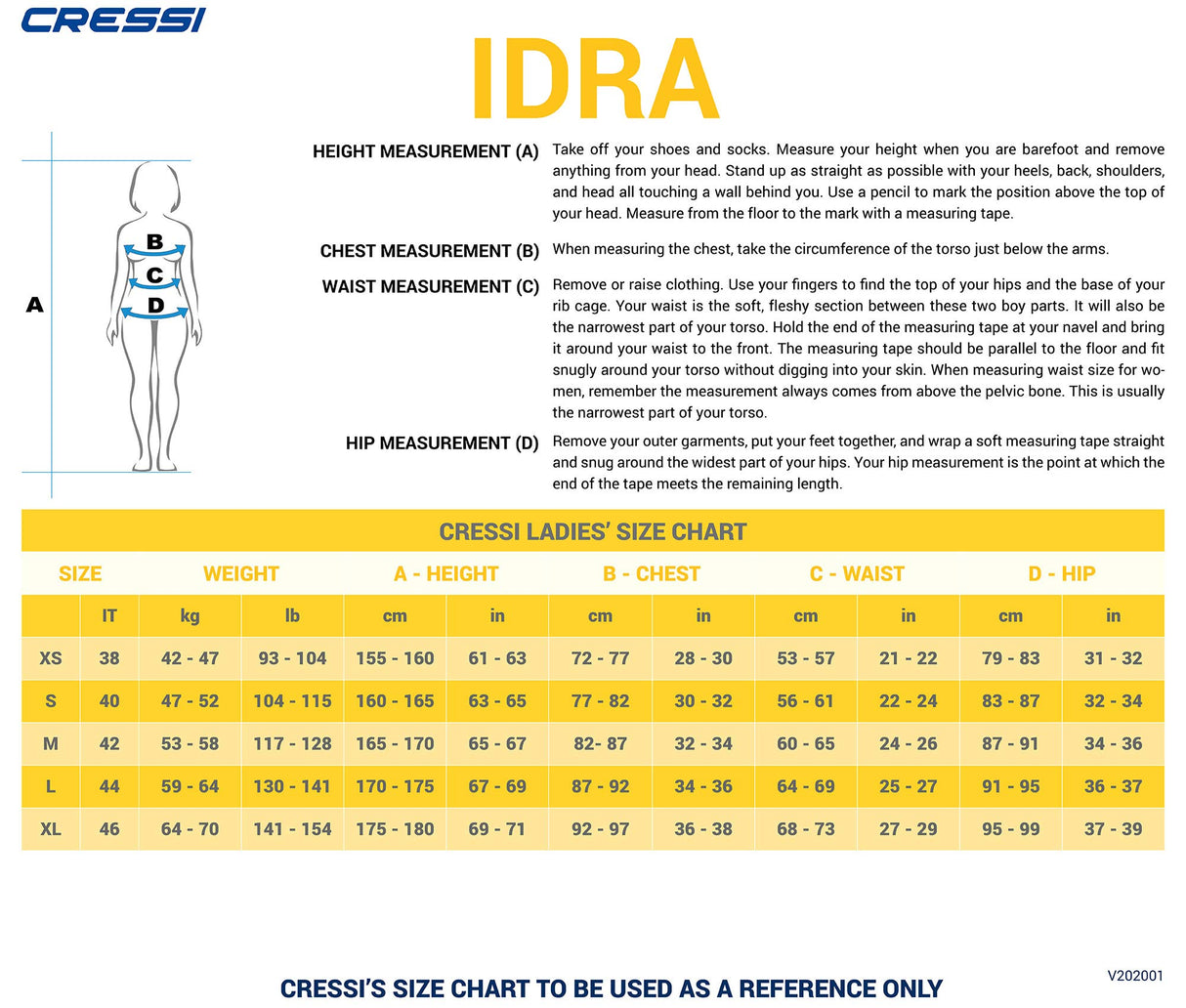 Cressi Idra Swimsuit Traje de baño de Neopreno 2 mm para Mujer, Azul Claro, L/4