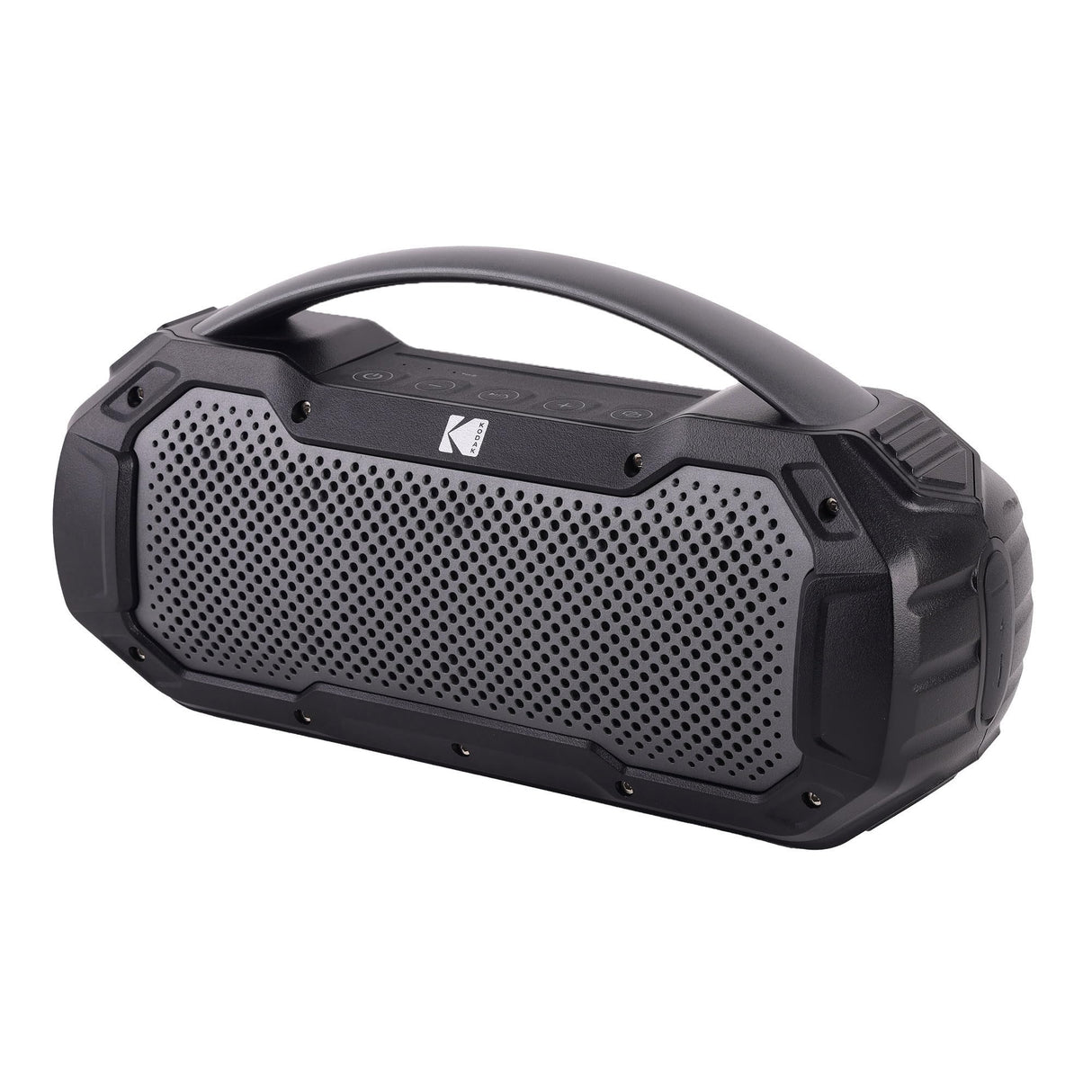 KODAK Altavoz Bluetooth Multiusos IPX6 con TWS y Manos Libres - Sonido estéreo inmersivo, batería de Larga duración y conectividad Bluetooth V5.0 - Negro