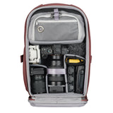 VANGUARD Veo Metro B20L MG - Mochila fotográfica para cámara objetivos y portátil de 14 pulgadas, magenta