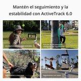 DJI Estabilizador para Smartphones OSMO Mobile 6, en Tres Ejes para teléfonos, Brazo Extensible Integrado, portátil y Plegable, estabilizador para videoblogs, vídeos de Youtube y TikTok