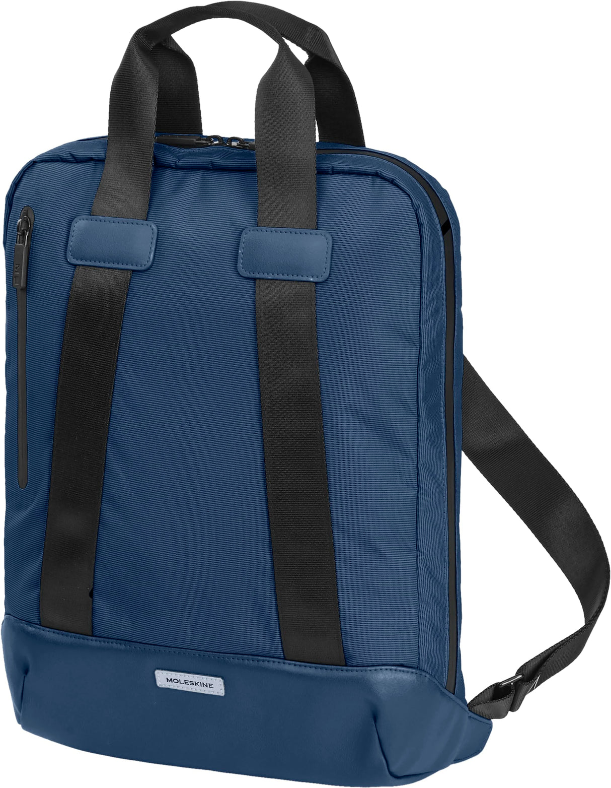Moleskine Mochila Vertical Colección Metro, Bolso Porta Pc para Laptop, Notebook, iPad y Tablet hasta 15 Pulgadas, Dimensiones 31 x 42 x 10 cm, Color Azul Zafiro
