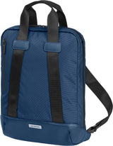 Moleskine Mochila Vertical Colección Metro, Bolso Porta Pc para Laptop, Notebook, iPad y Tablet hasta 15 Pulgadas, Dimensiones 31 x 42 x 10 cm, Color Azul Zafiro