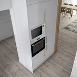 Cata Microondas Integrable MC 32 DC con Grill de acero inoxidable Capacidad 32 litros Ancho 60 cm 5 niveles de potencia Color Gris