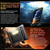 Blackview Active 10 Pro Tablet Resistente 11 Pulgadas FHD+ 5G LTE Rugged Tablet 30000mAh & 55W & 400Lumen 36GB RAM 512GB ROM/2TB TF Android 14 Rugerizada 108MP AI Cámara GPS/NFC/Face ID/OTG/PC Mode