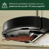 iRobot Roomba 105 Combo, Aspirador y friegasuelos, Clearview LiDAR Mapeo Inteligente, 7000Pa,120 mins,4 Fases, SmartScrub, Evita obstáculos, Zonas exclusión, Recarga y reanuda,App, 3 Modos Limpieza_N