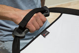 Manfrotto LLLR3731 - Reflector TriGrip de 120 cm, Plata/Blanco