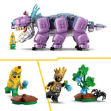 LEGO Fortnite Klombo- Figura de Dinosaurio para Jugar y Exponer - Minifiguras de Banano Aventurero Isleño y Oro - Regalo Gamer para Niños y Niñas de 10+ Años Fans del Videojuego 77077