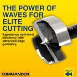 Punta Black Shark Pro Forstner Volumen de suministro: 10 uds. Casete con Ø 15-20-25-26-30-35-40-45-50-55 mm.