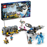 LEGO 75573 Avatar Montañas Flotantes: Sector 26 y Samson de la RDA, Helicóptero de Juguete para Construir, Direhorse Animales y 5 Mini Figuras, Idea de Regalo