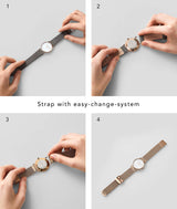 Liebeskind LT-0183-LQ, Reloj Mujeres, Beige, 37 mm