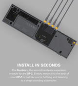 Teenage Engineering ZM-2 Rumble módulo de expansión con metrónomo silencioso para sintetizador portátil OP-Z