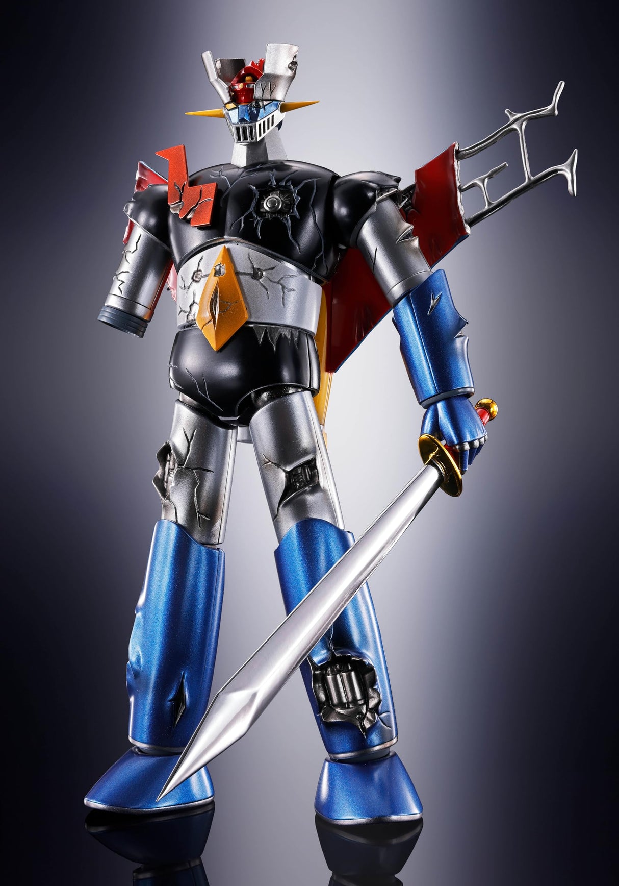 TAMASHII NATIONS Gx-105d Mazinger z -kakumei shinka- Damaged Ver. Fig. 16,5 cm Mazinger z Soul of chogokin
