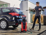 Einhell Limpiadora a alta presión TE-HP 170 (2300 W, máx. 170 bar, incl. tubo flexible de alta presión, pistola, lanza, diversas boquillas, cepillo, contenedor de agente pulverizador)