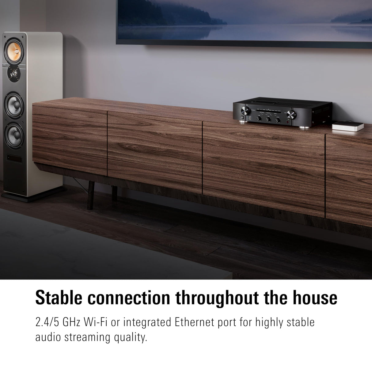Eve Play – Interfaz de Streaming de Audio para AirPlay, Streaming de Calidad para Sistema Hi-Fi, Compensación de latencia, Tres Salidas de Audio, Apple Home, Ethernet, Wi-Fi