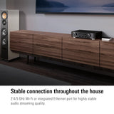 Eve Play – Interfaz de Streaming de Audio para AirPlay, Streaming de Calidad para Sistema Hi-Fi, Compensación de latencia, Tres Salidas de Audio, Apple Home, Ethernet, Wi-Fi
