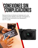 Canon PowerShot V1 - Cámara para Vlogging con Objetivo Ultra Gran Angular f/2.8 | Creadores de Contenido, Vlogs y Viajes | Conexión por USB y Wi-Fi