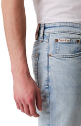 Calvin Klein Vaqueros Hombre Marbled Beacon Slim Fit, Azul (Marbled Beacon), 30W/38L