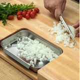 Boos Block Tabla Cortar con Recipientes – Ranura Para Jugo - Tabla Cortar Cocina Profesional - Reversible - Tabla Madera Cocina Grande – Extra Gruesa - 61 x 46 x 5,6 cm
