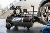 FIAC Compresor de Aire Móvil Silencioso SUPERSILENT 50, Sin Aceite, Presión Máxima 8 Bar, 1 Hp, Depósito 50 Litros, Nivel sonoro 58 dB LpA