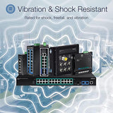 TRENDnet, TI-PG62, Switch DIN-Rail PoE+ Gigabit Industrial de 7 Puertos