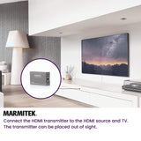 HDMI Extender LAN - Marmitek MegaView 90 - Cable o red CAT 5e / 6 (IP/LAN) - 1080p - 120m - Receptores adicionales posibles - Extensor HDMI a través de la red existente - Plug & Play