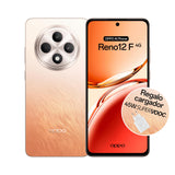 OPPO Reno12F 4G - Smartphone Libre con IA, 16GB (8GB+8GB) 256GB, Pantalla 2.5D AMOLED 6.7", Cámara 50+8+32 MP, Android, IP64, Batería 5000mAh, Carga Rápida 45W, Cargador Incluido - Amber Orange