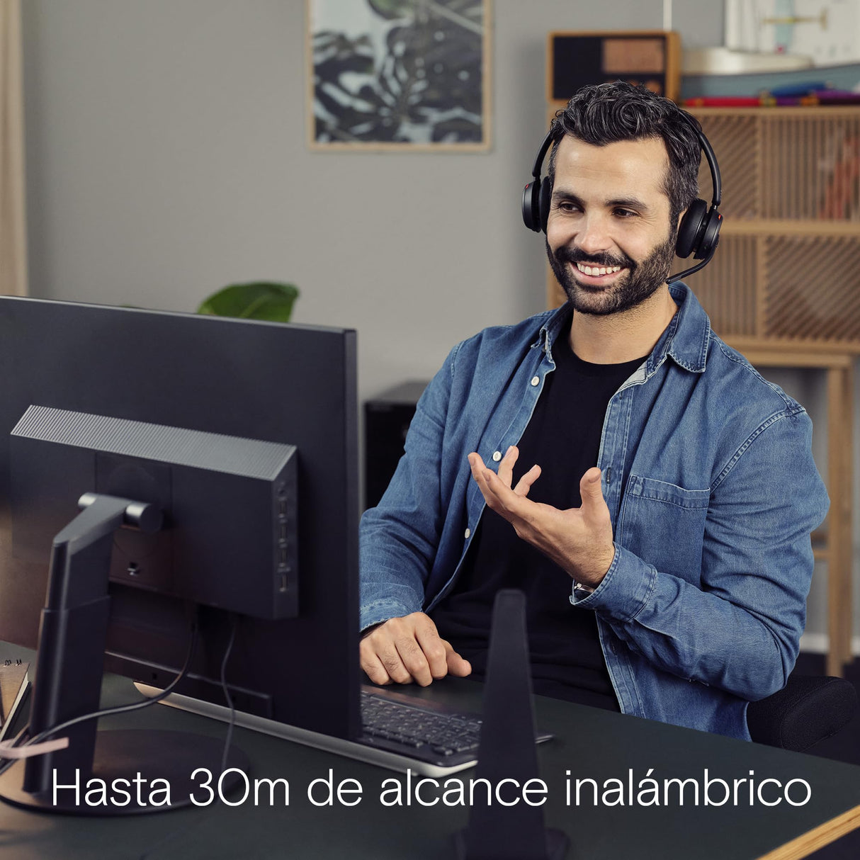 EPOS Impact 1061T ANC Stereo Bluetooth Headset Teams Zertifiziert mit Active Noice Cancelling (ANC) INKL. kontaktlose Ladestation