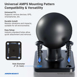 ARKON Mounts - Soporte para tablet con bloqueo de carretilla elevadora con brazo de eje de 8.5 pulgadas, flexibilidad ajustable, instalación sin esfuerzo, diseñado para vehículos de almacén, se adapta