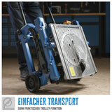 Güde 55174 mesa/sierra ingletadora tronzadora/GFO 1401, 1400 W, 230 V, color azul