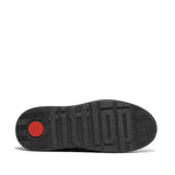 Fitflop Botines de Cuero F-Mode, Botas Cortas al Tobillo Mujer, Todo Negro, 38 EU