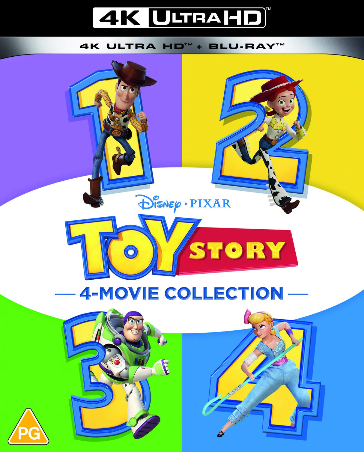 Toy Story 1-4 Movie Collection [4k Ultra-HD + Blu-Ray]