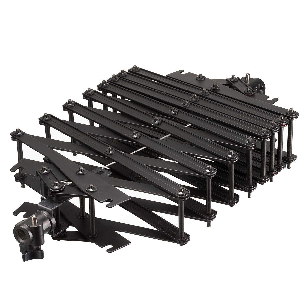 Bresser F001483 Pantografía/Tijeras para Sistema de rieles de Techo Negro