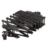 Bresser F001483 Pantografía/Tijeras para Sistema de rieles de Techo Negro