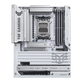 ASUS TUF Gaming B850-BTF WiFi W, Placa Base AMD ATX, 14+2+1 Fases de alimentación, Ranura DDR5, PCIe 5.0 Ready, 3 Ranuras M.2, WiFi 7, Realtek 2.5 GB, USB-C, HDMI, DisplayPort, BIOS Flashback y Aura