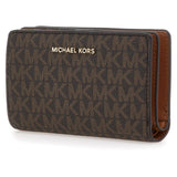Michael Kors MD Snap ZA Wallet, Women, Brn/Acorn, One Size