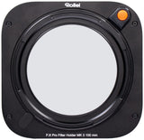 Rollei Juego de Soporte para filtros MK 3. Soporte Rectangular con Filtro CPL magnético de Cristal Gorlilla®, Anillos adaptadores de 52 a 82 mm y Bolsa de Filtro